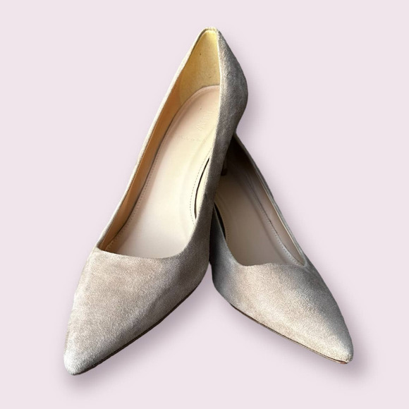J.CREW Shoes - J. Crew Dulci Nude Suede Stilettos Sz 9.5